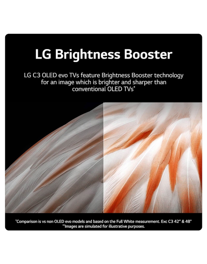 LG OLED evo C3 83 inch 4K Smart TV 2023, OLED83C34LA
