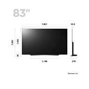 LG OLED C3 83" TV & S60Q Soundbar, OLED83C34LA.S60Q