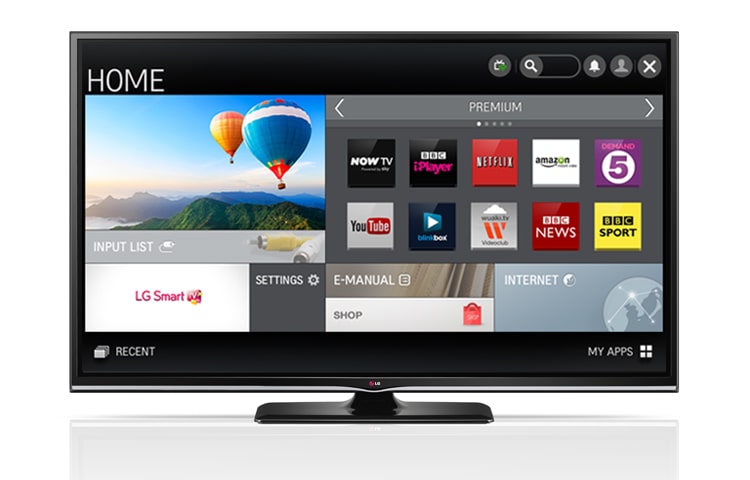 Front view of 60&#34; LG Plasma Smart TV 60PB660V