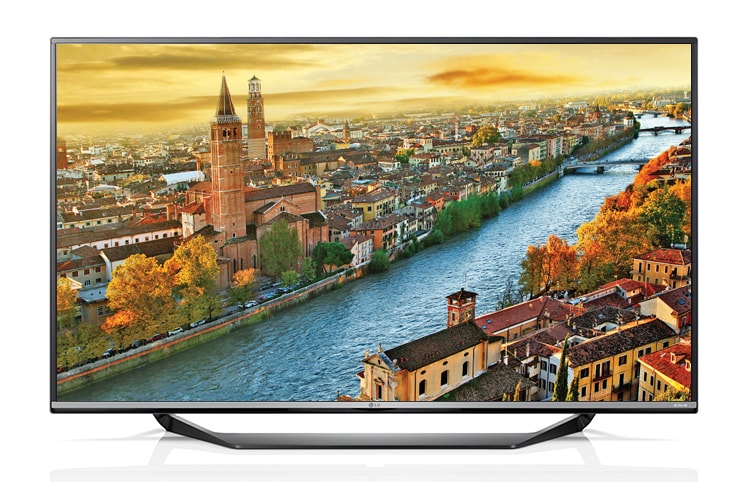 Front view of 55&#34; LG ULTRA HD 4K TV 55UF770V