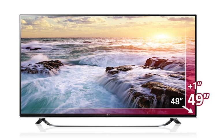 Front view of 49&#34; LG ULTRA HD 4K TV 49UF850V