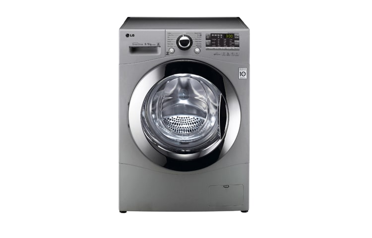 Front view of 8KG/6KG WASHER DRYER WITH 6 MOTION DD F14A8YD5