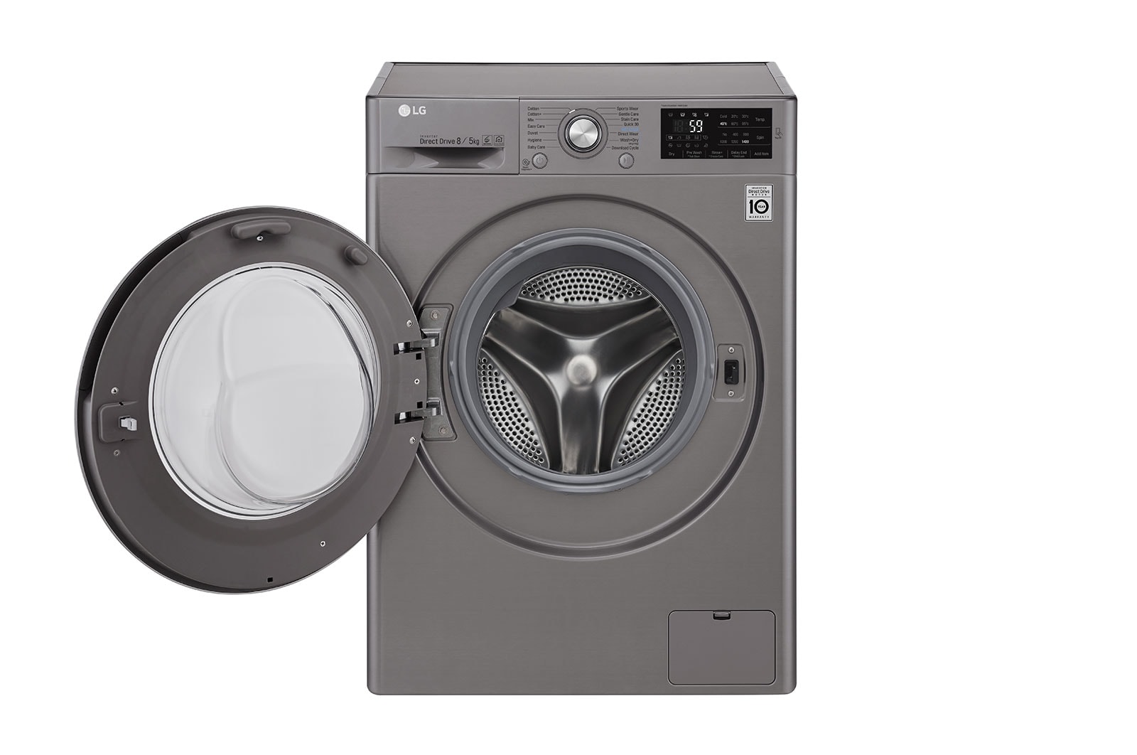 LG 8/5 KG Condensor Washer Dryer with multiple Wash Programs and Smart ThinQ™ connectivity, F4J6AM2S