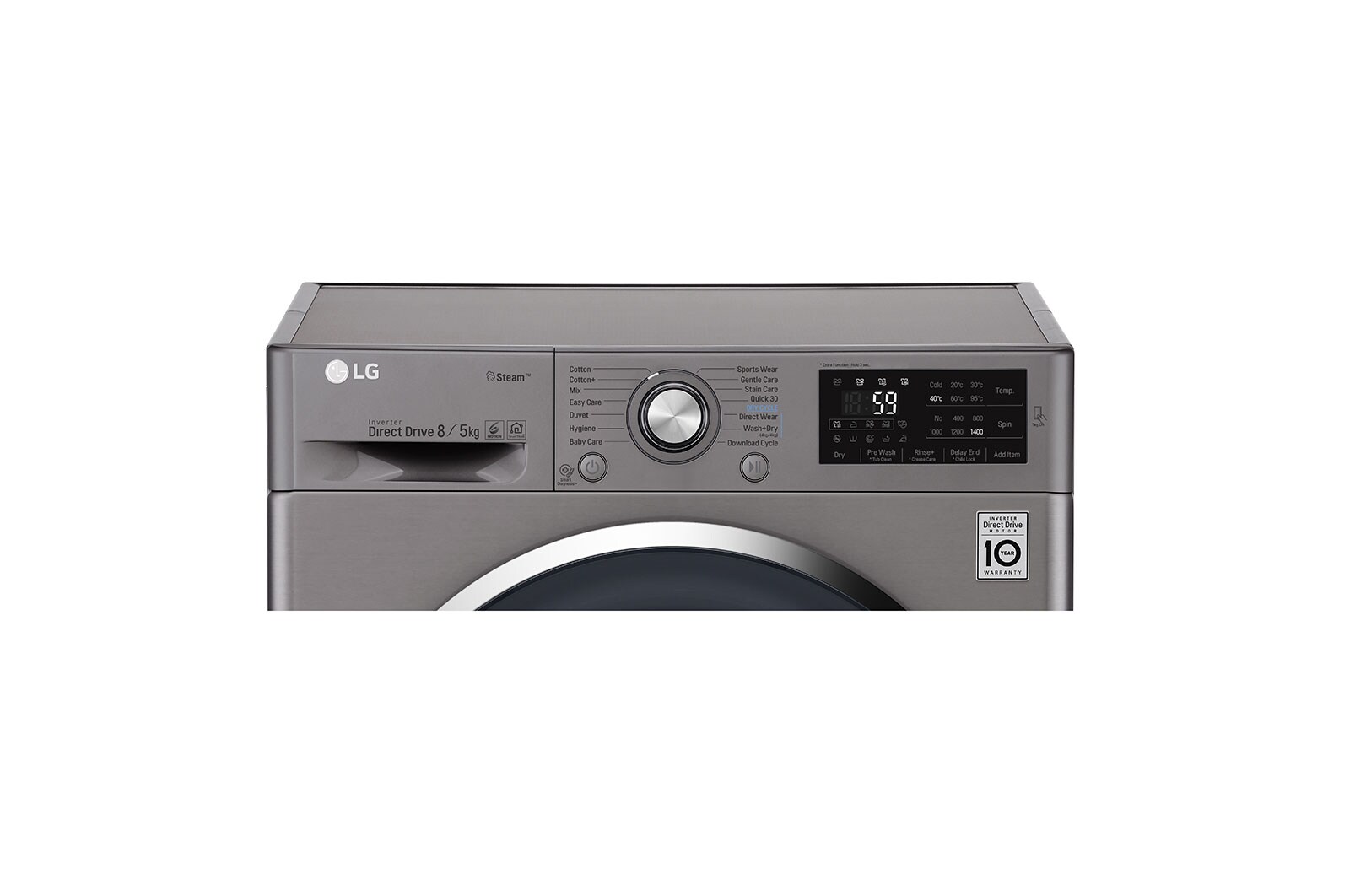 LG 8/5 KG Condensor Washer Dryer with multiple Wash Programs and Smart ThinQ™ connectivity, F4J6AM2S