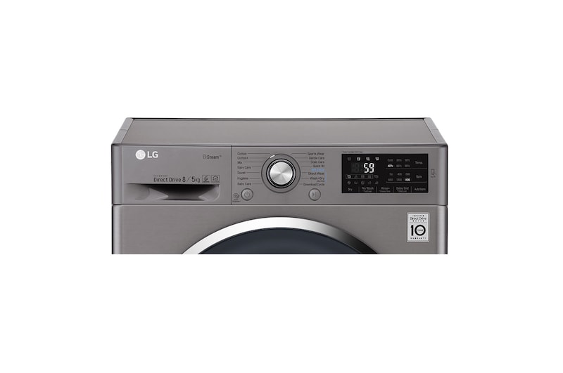 LG 8/5 KG Condensor Washer Dryer with multiple Wash Programs and Smart ThinQ™ connectivity, F4J6AM2S
