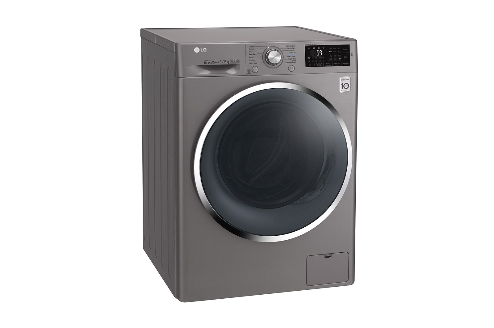 LG 8/5 KG Condensor Washer Dryer with multiple Wash Programs and Smart ThinQ™ connectivity, F4J6AM2S