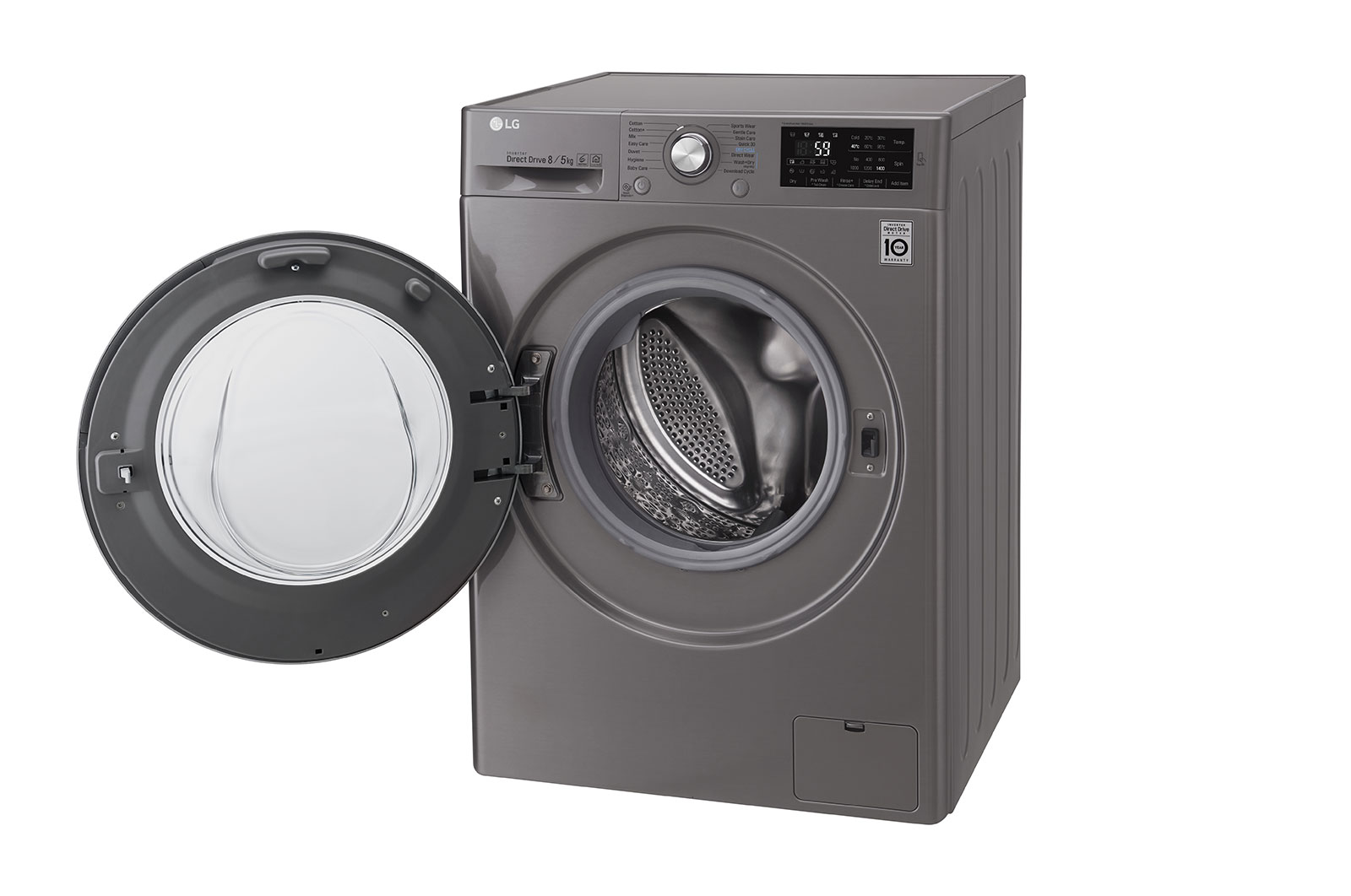LG 8/5 KG Condensor Washer Dryer with multiple Wash Programs and Smart ThinQ™ connectivity, F4J6AM2S