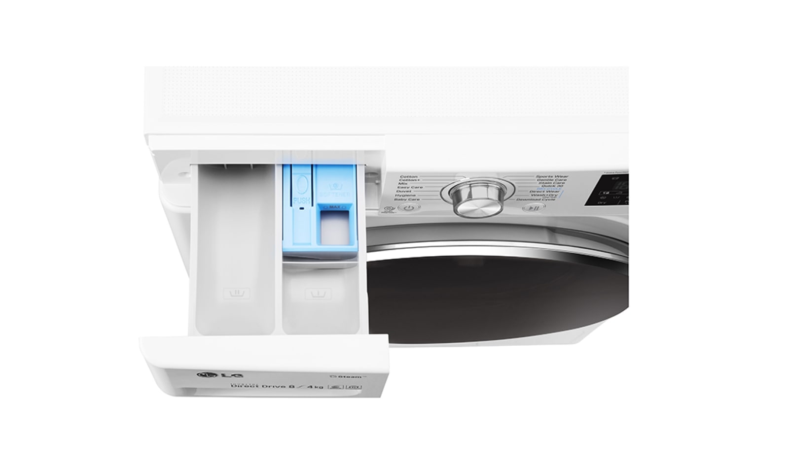 LG 8/4 KG Condensor Washer Dryer with multiple Wash Programs and Smart ThinQ™ connectivity, F4J6AM2W