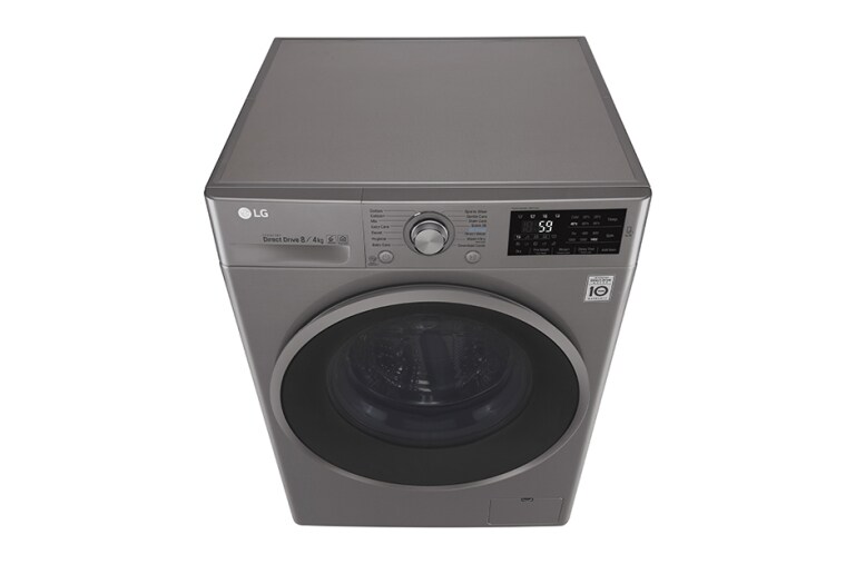 LG 8/4 KG Condensor Washer Dryer with multiple Wash Programs and Smart ThinQ™ connectivity, F4J6AM8S