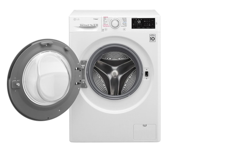 LG 9/5 KG Steam Washer Dryer with inverter Direct Drive and Smart ThinQ Connnectivity, F4J6VG0W