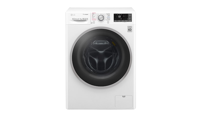LG  F4J7FH1W 9/6Kg 1400 Spin Washer Dryer - White, F4J7FH1W