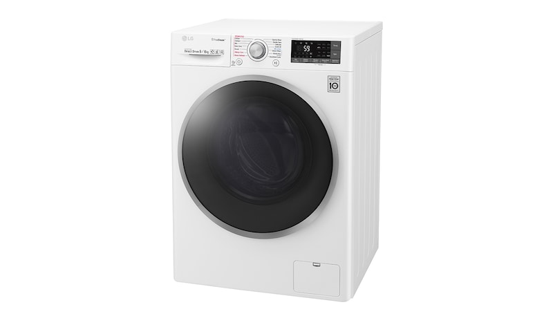 LG  F4J7FH1W 9/6Kg 1400 Spin Washer Dryer - White, F4J7FH1W