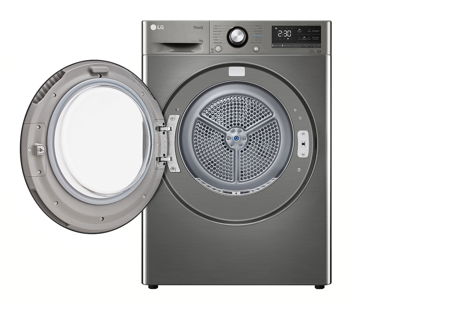 LG 9kg DUAL Inverter HeatPump Dryer Graphite A++, FDM309S