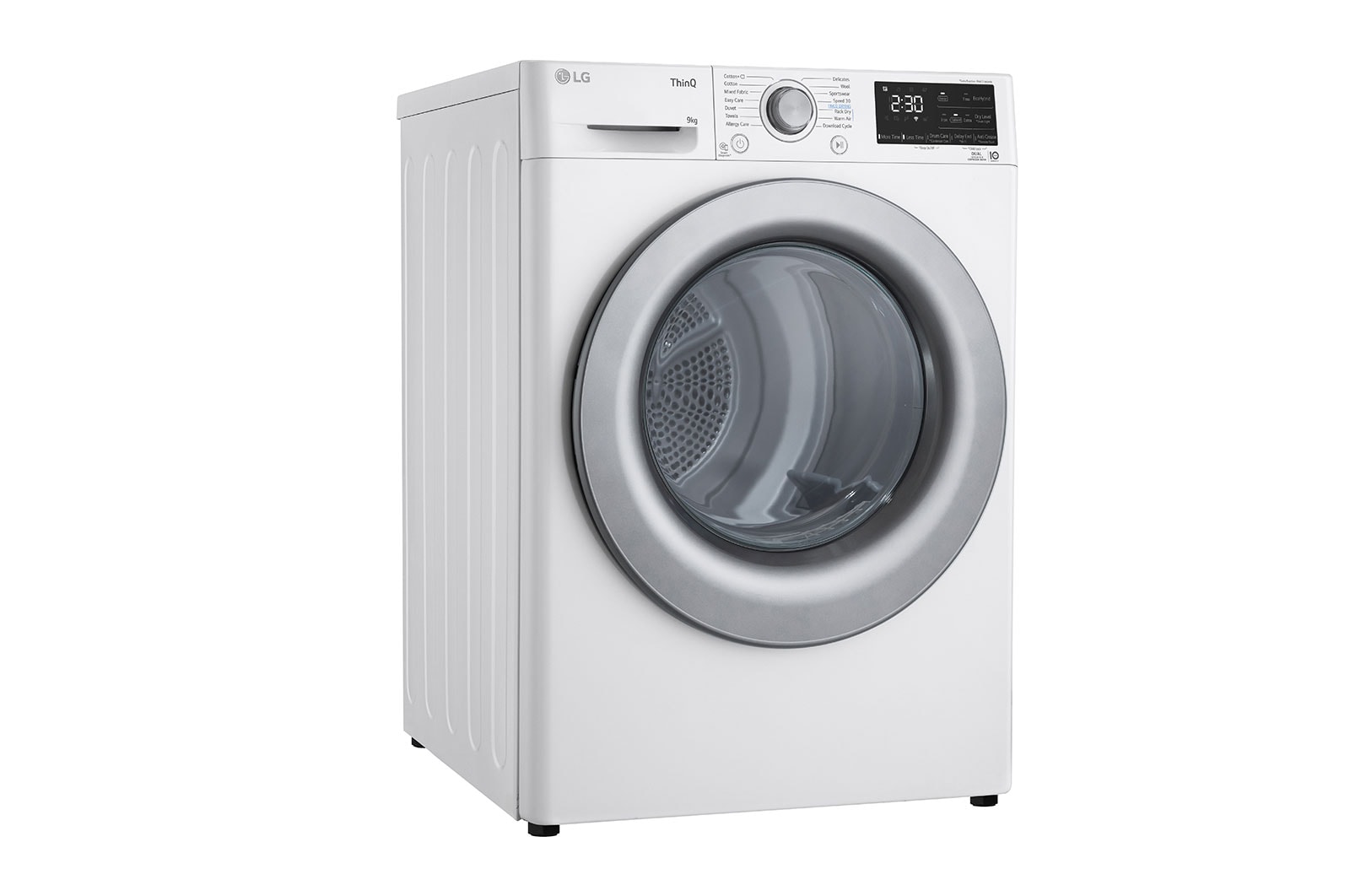 LG 9kg DUAL Inverter HeatPump Dryer White A++, FDM309W