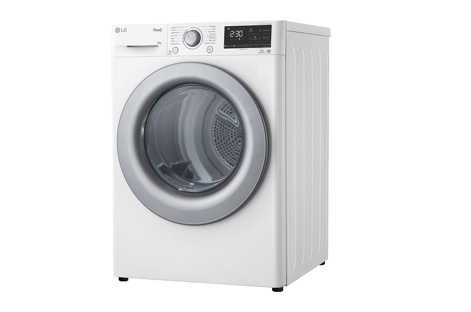 LG 9kg DUAL Inverter HeatPump Dryer White A++, FDM309W