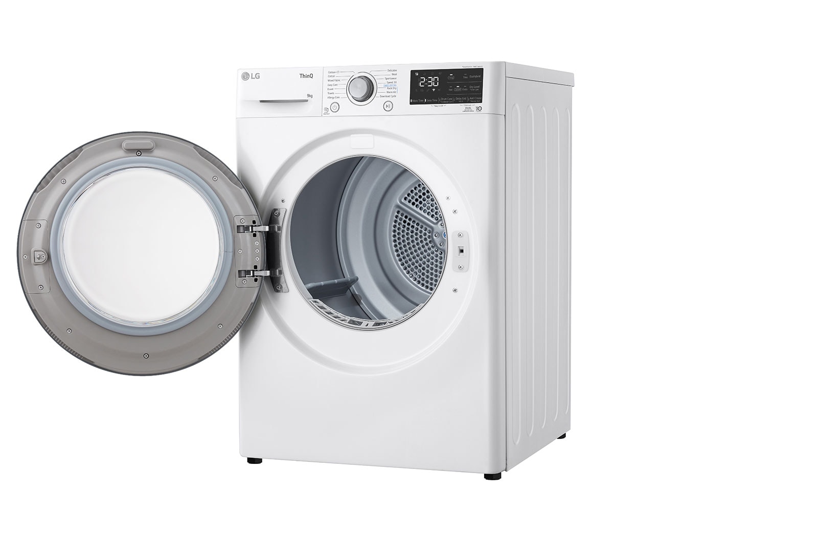 LG 9kg DUAL Inverter HeatPump Dryer White A++, FDM309W