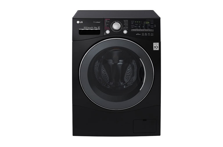 Front view of 9KG/6KG Eco Hybrid Washer Dryer with TRUESTEAM™ and 6 Motion DD FH4A8FDH8N