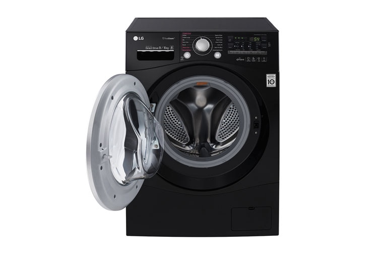 LG 9KG/6KG Eco Hybrid Washer Dryer with TRUESTEAM™ and 6 Motion DD, FH4A8FDH8N