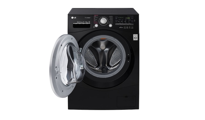 LG 9KG/6KG Eco Hybrid Washer Dryer with TRUESTEAM™ and 6 Motion DD, FH4A8FDH8N
