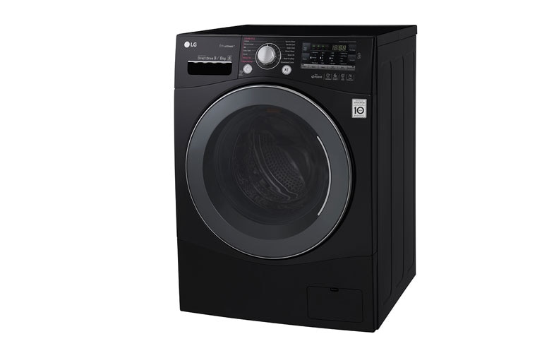 LG 9KG/6KG Eco Hybrid Washer Dryer with TRUESTEAM™ and 6 Motion DD, FH4A8FDH8N