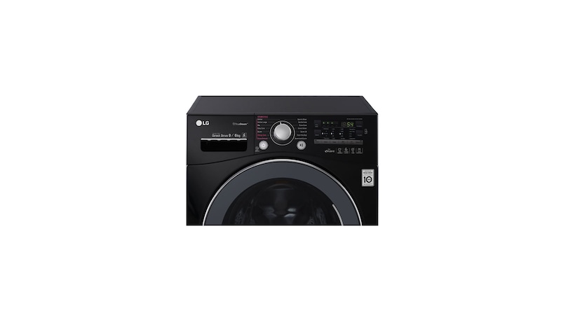 LG 9KG/6KG Eco Hybrid Washer Dryer with TRUESTEAM™ and 6 Motion DD, FH4A8FDH8N