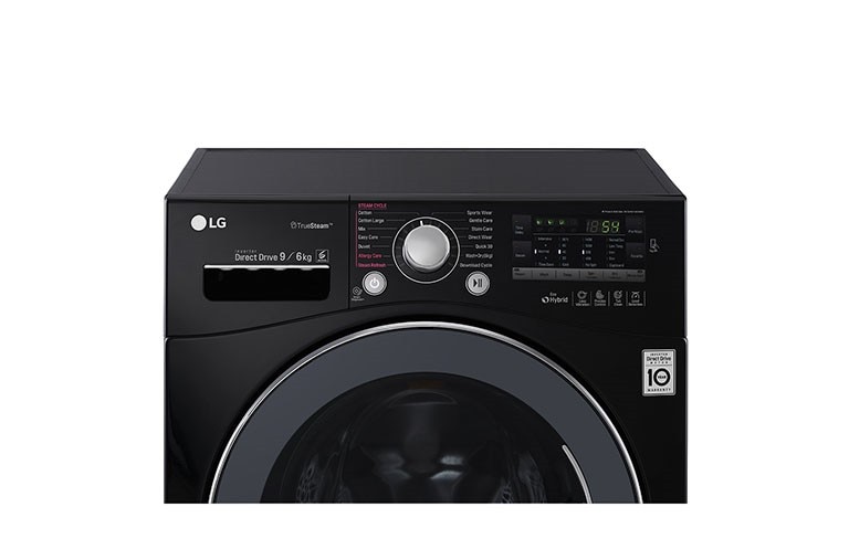 LG 9KG/6KG Eco Hybrid Washer Dryer with TRUESTEAM™ and 6 Motion DD, FH4A8FDH8N