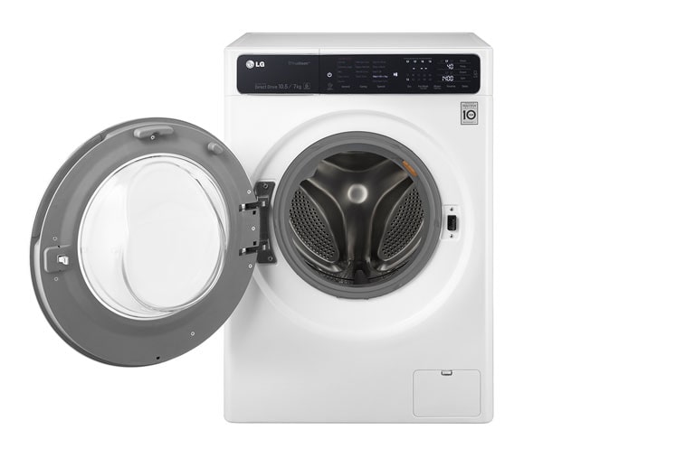 LG 10.5KG/7KG Eco Hybrid Washer Dryer with TrueSteam™ and 6 Motion DD, FH4U1JBH2N