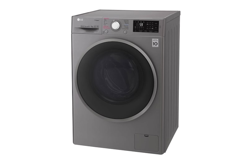 LG Steam™ FWJ685SS 8/5Kg 1400 Spin Washer Dryer – Graphite, FWJ685SS
