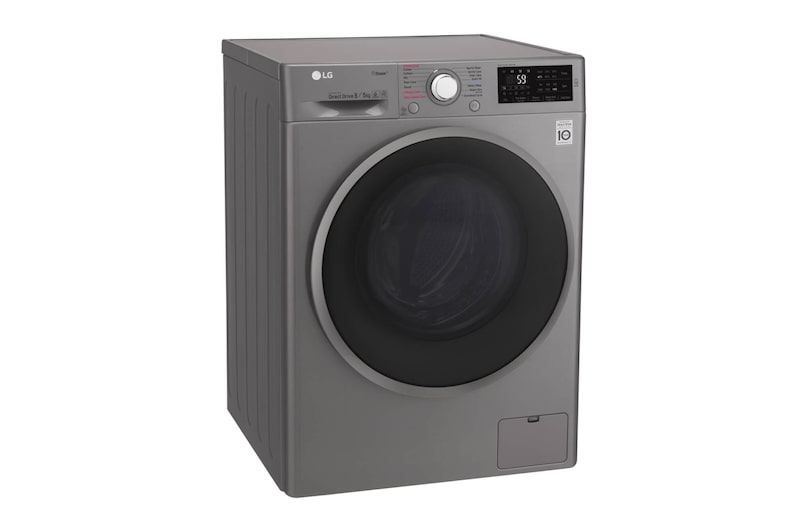 LG Steam™ FWJ685SS 8/5Kg 1400 Spin Washer Dryer – Graphite, FWJ685SS