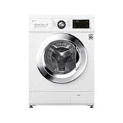 Front view of 8/5kg Washer Dryer White LG Direct Drive™(FWMT85WE)