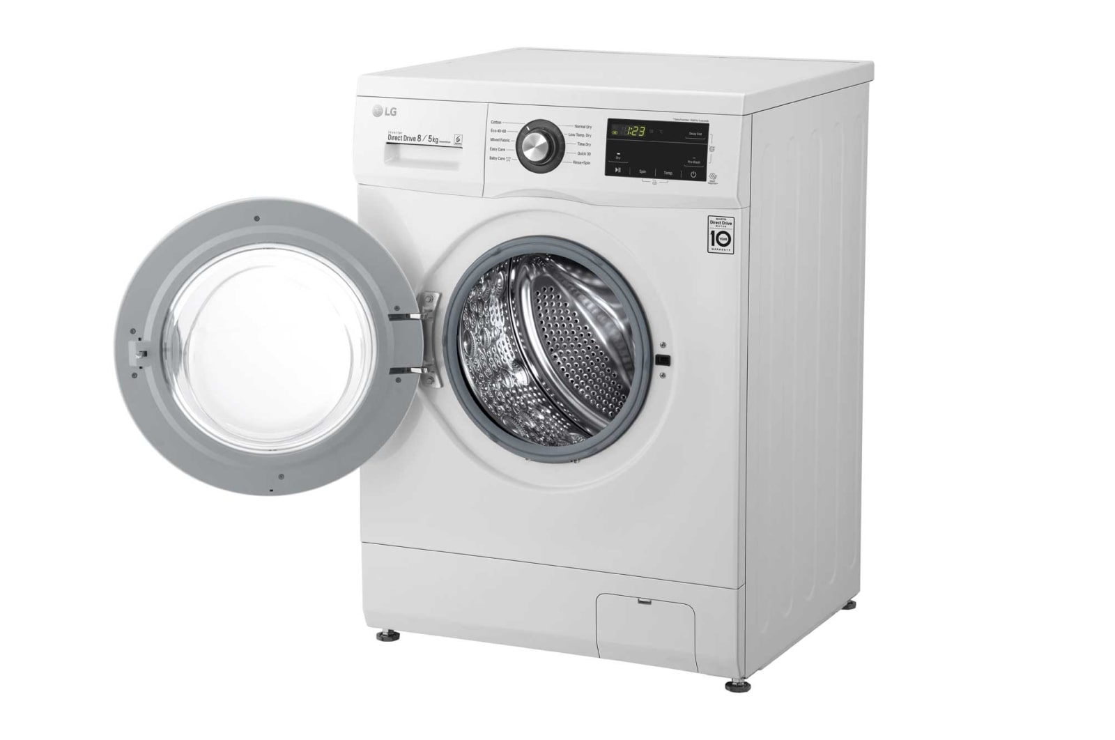 LG 8/5kg Washer Dryer White LG Direct Drive™, FWMT85WE