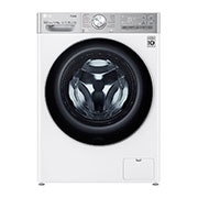 Front view of 12/8kg Washer Dryer White LG Turbowash360™(FWV1128WTSA)