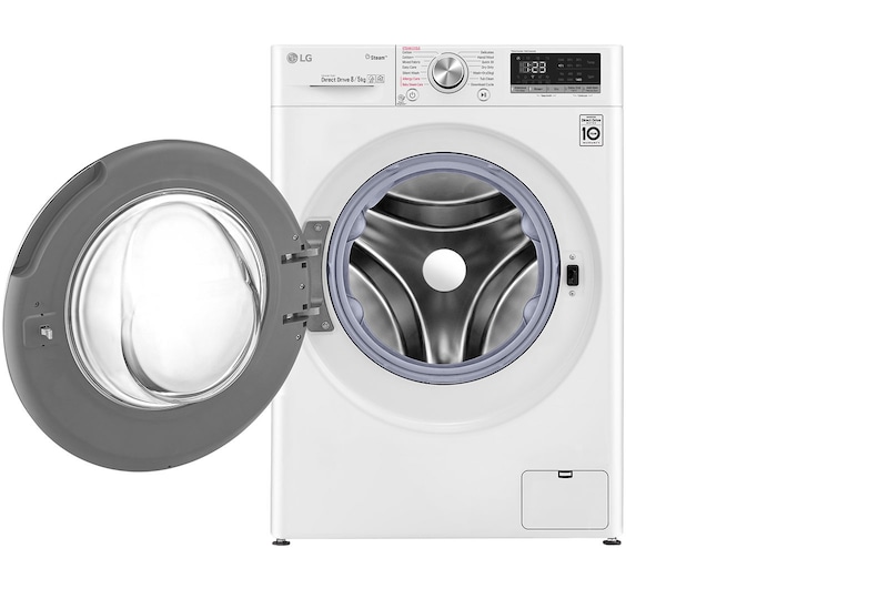 LG AIDD™ FWV585WS 8/5Kg 1400 Spin Washer Dryer – White, FWV585WS