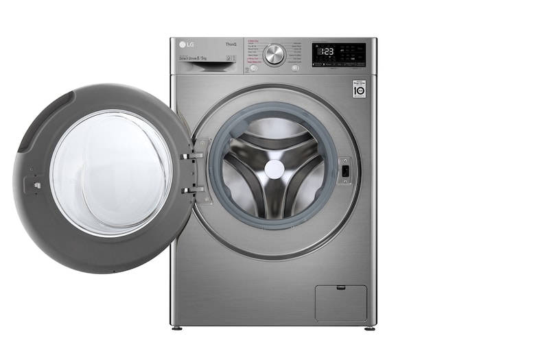 LG Steam™ FWV685SSE 8kg / 5kg, 1400rpm Washer Dryer - Graphite, FWV685SSE