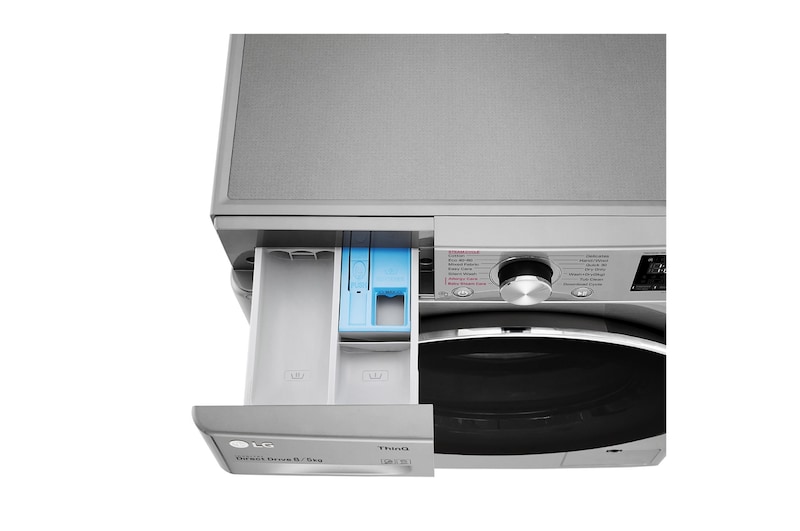 LG Steam™ FWV685SSE 8kg / 5kg, 1400rpm Washer Dryer - Graphite, FWV685SSE