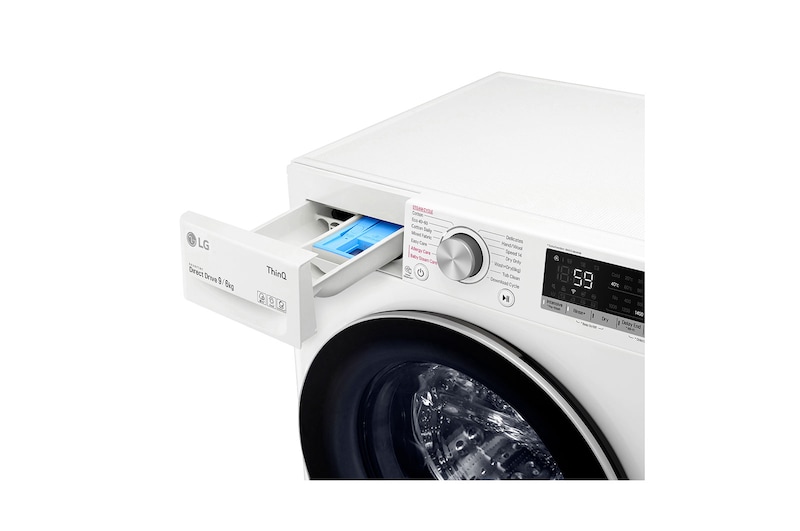 LG Steam™ | 9kg / 6kg | Washer Dryer | 1400rpm | White, FWV696WSE