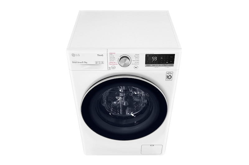 LG Steam™ | 9kg / 6kg | Washer Dryer | 1400rpm | White, FWV696WSE
