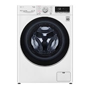 Front view of LG Steam™ | 9kg / 6kg | Washer Dryer | 1400rpm | White FWV696WSE