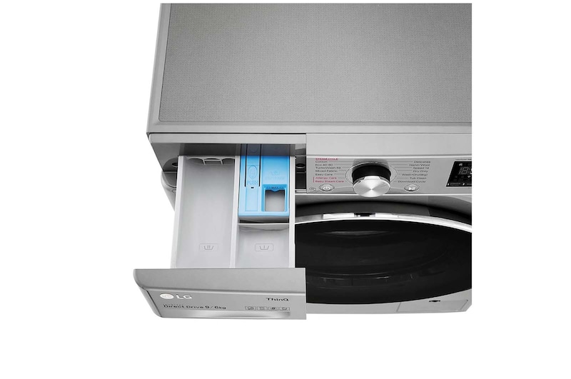 LG 9/6kg Washer Dryer LG Turbowash™, Graphite, FWV796STSE