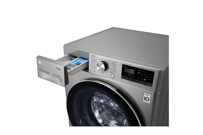LG 9/6kg Washer Dryer LG Turbowash™, Graphite, FWV796STSE