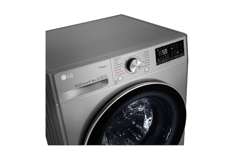 LG Turbowash™ FWV796STS 9/6Kg 1400 Spin Washer Dryer – Graphite, FWV796STS