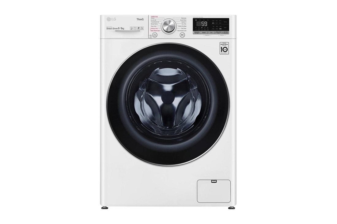 LG Turbowash™ |  9kg / 6kg | Washer Dryer | 1400rpm | White, FWV796WTSE