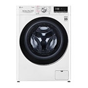 Front view of LG Turbowash™ FWV796WTS 9/6Kg 1400 Spin Washer Dryer – White FWV796WTS
