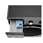 LG 10.5/7kg Washer Dryer Black Steel LG Turbowash360™, FWV917BTSE
