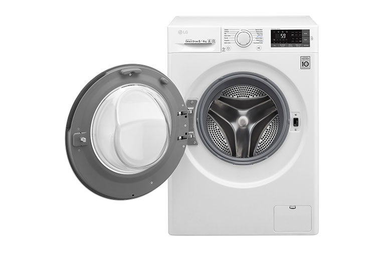 LG 8/4 KG Condensor Washer Dryer with multiple Wash Programs and Smart ThinQ™ connectivity, W5J6AM0WW