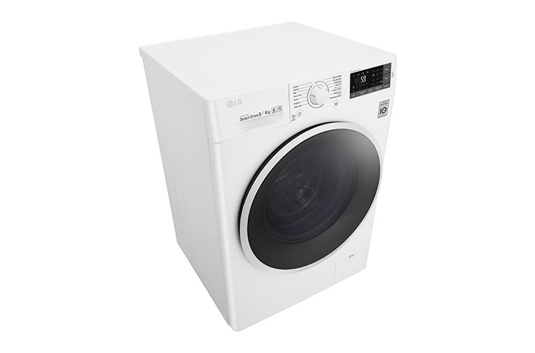 LG 8/4 KG Condensor Washer Dryer with multiple Wash Programs and Smart ThinQ™ connectivity, W5J6AM0WW