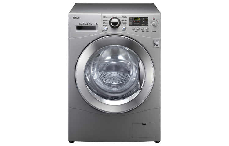 Front view of 8kg/6kg 6 Motion DD Washer Dryer F1480YD5