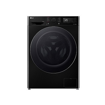 Front view of 10kg / 6Kg AI Direct Drive Washer Dryer Series 4, Black FWY606NCLN1