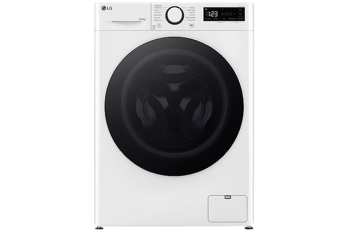 Front view of TurboWash™  Steam Washer Dryer,  Energy Efficient, White - FWY606WWLN1