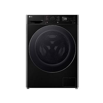 Front view of 10kg / 6kg AI Direct Drive™ Washer Dryer Series 4 Pro, Black FWY706NCTN1
